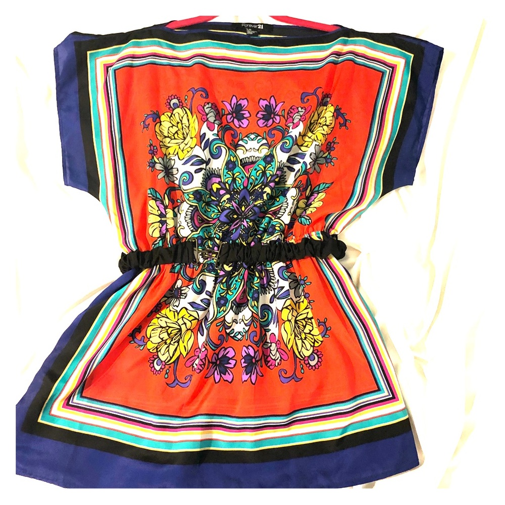 Forever 21 Belted Tunic Top